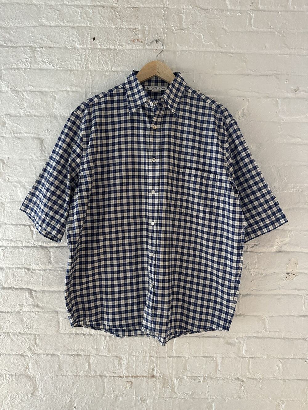Acne Studios Oversized Short Sleeve Button Up